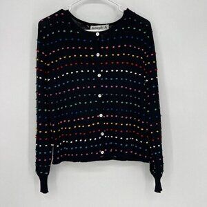 Vintage Cardigan Confetti Color Pop Swiftie Style Vintage Joseph A. Women's‎ Med